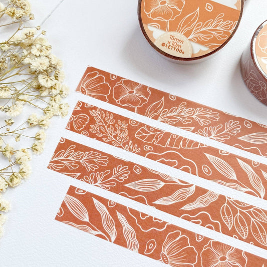 Flower Pattern - Washi Tape