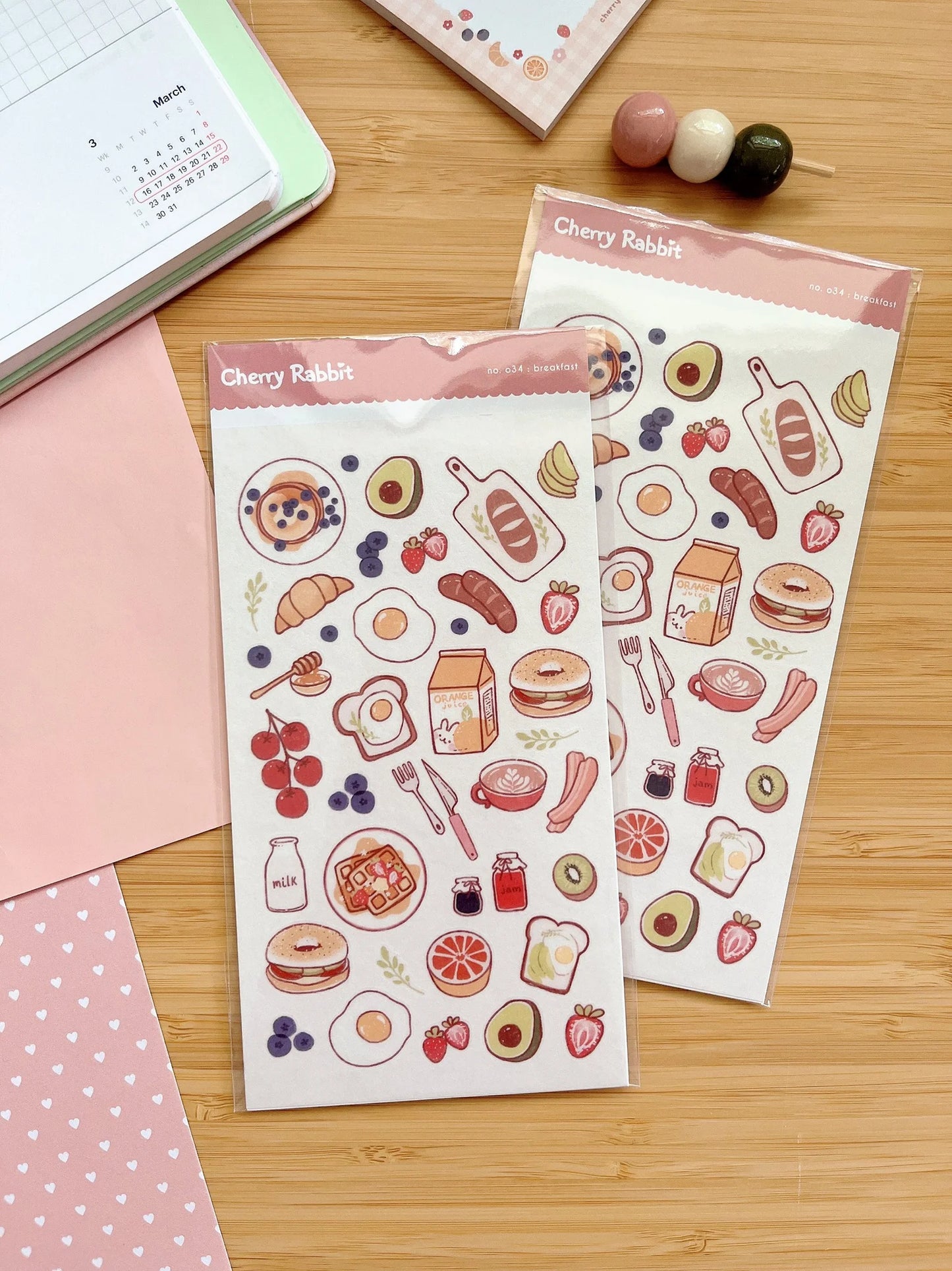 Breakfast Sticker Sheet