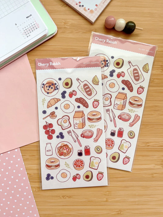Breakfast Sticker Sheet