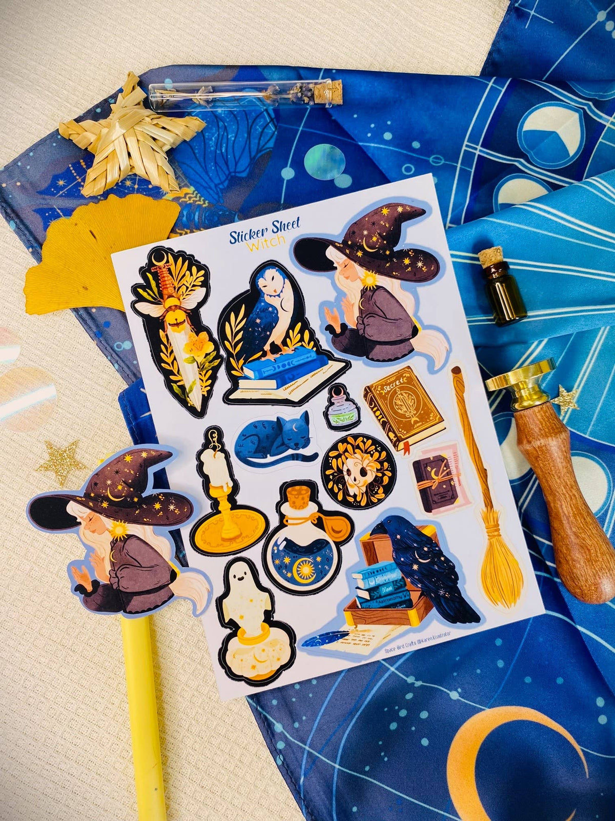 Witch - Sticker Sheet