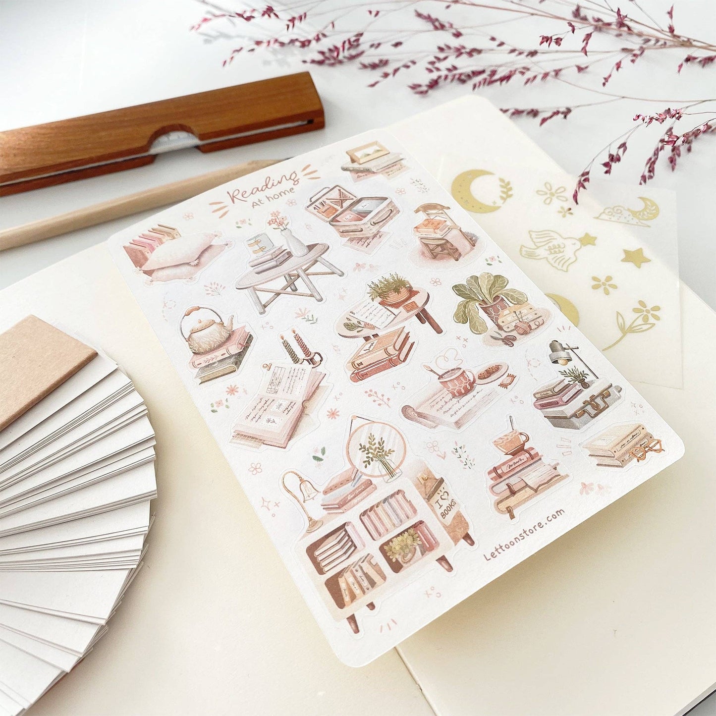 Reading At Home - Sticker Sheet