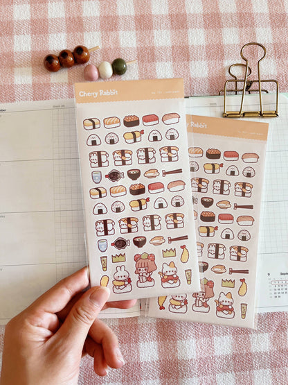 Sushi Party Sticker Sheet