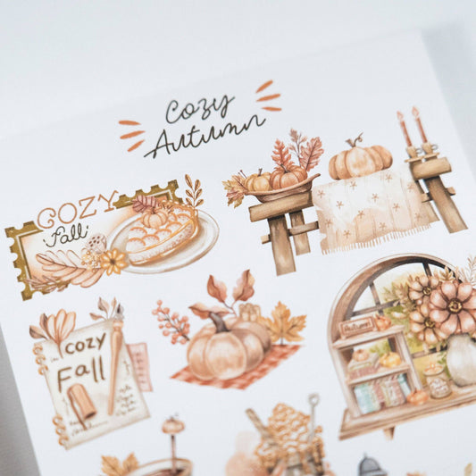Cozy Autumn Set - Sticker Sheet