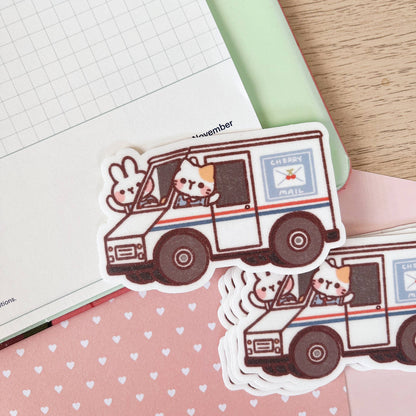 Cherry's Postal Service Sticker - Van