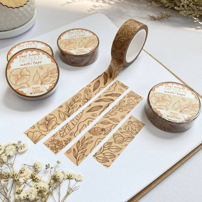 Light Flower Pattern - Washi Tape