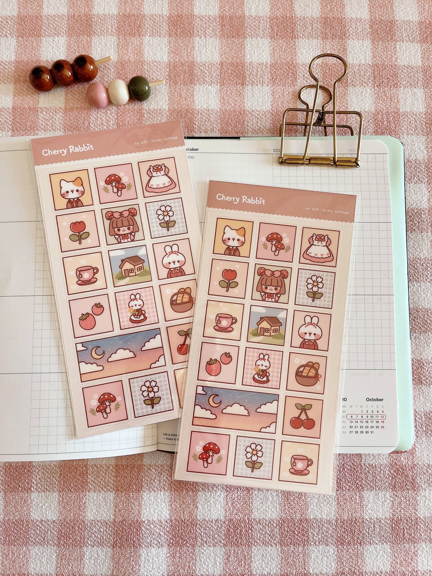 Lovely Cottage Sticker Sheet