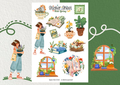 Hello Spring - Sticker Sheet