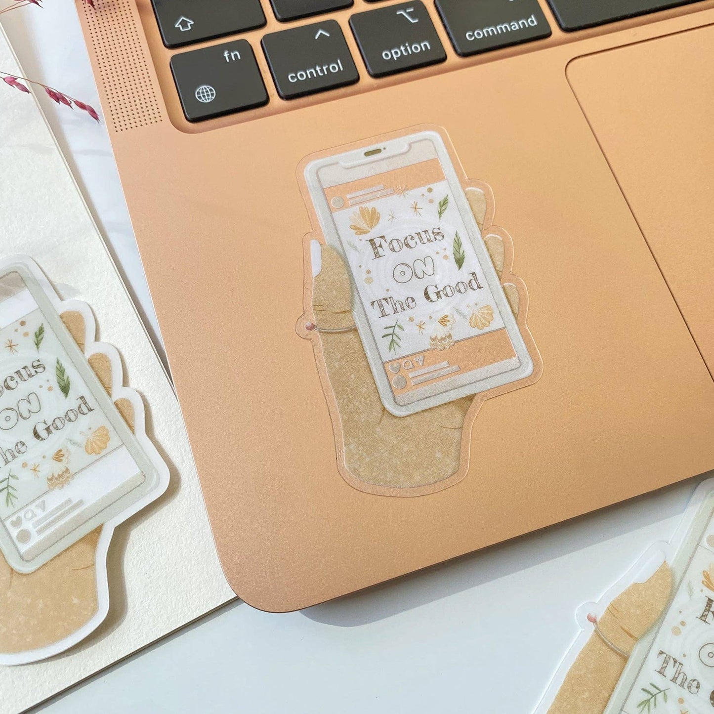 Focus On The Good - Clear Vinyl Sticker