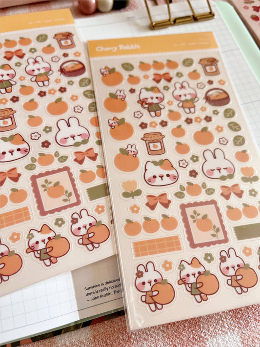 Sweet Orange Sticker Sheet