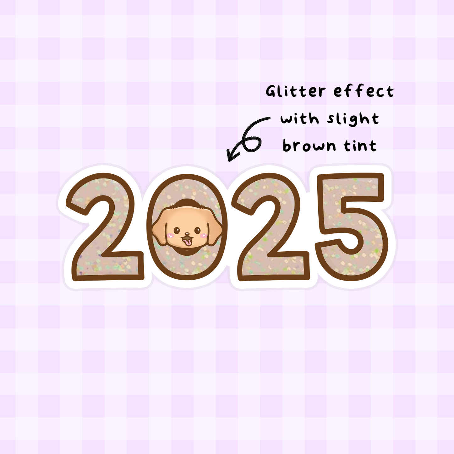 [PRE-ORDER] 2025 Premium Glitter or Holographic Die Cut Stickers