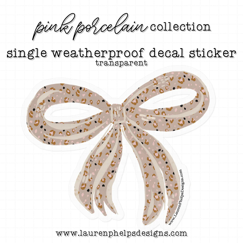 Pink Porcelain Luxe Sticker Decals