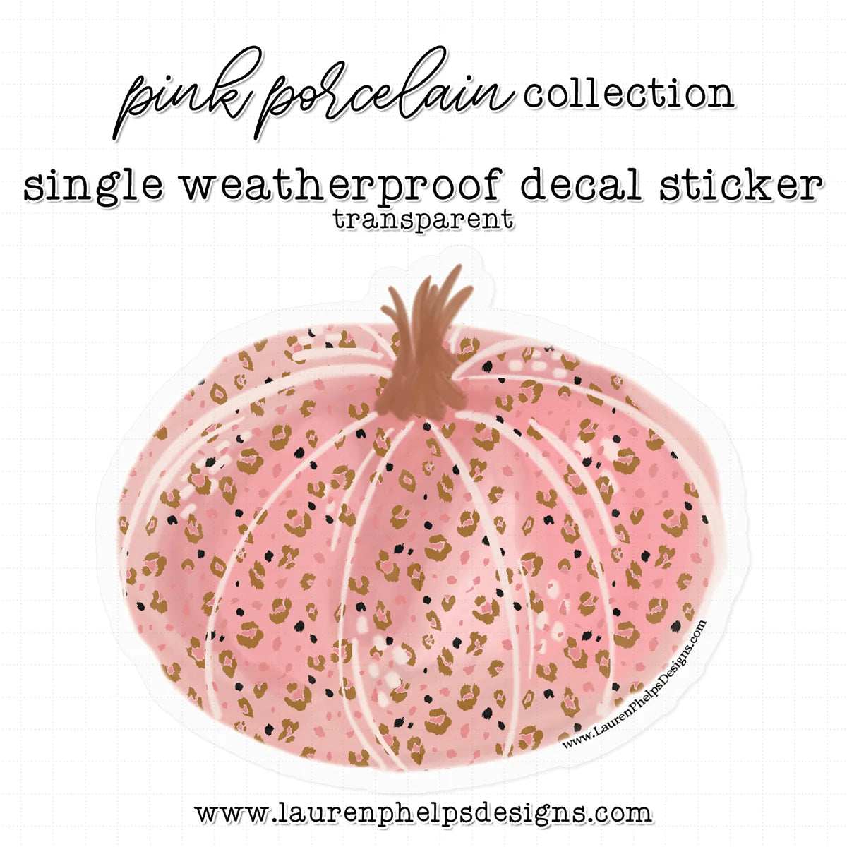 Pink Porcelain Luxe Sticker Decals