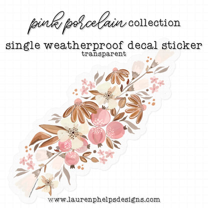 Pink Porcelain Luxe Sticker Decals