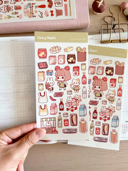 Grocery Store Sticker Sheet
