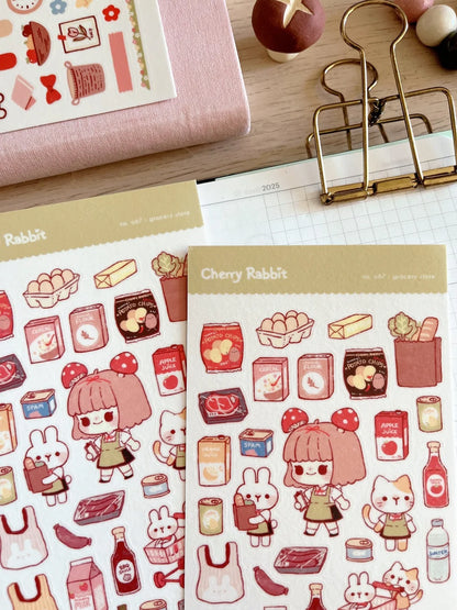 Grocery Store Sticker Sheet