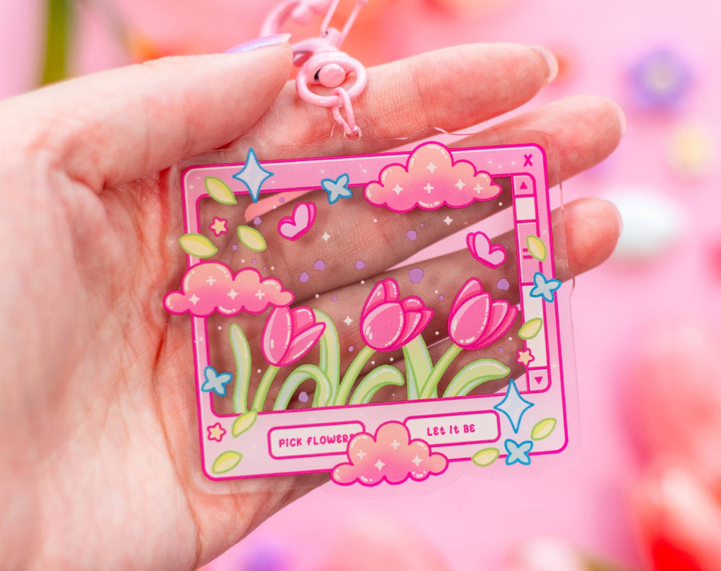 Tulip Dreams Keychain