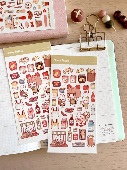 Grocery Store Sticker Sheet