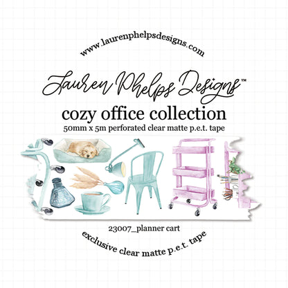 Cozy Office ‘Planner Cart’ Perforated Satin P.E.T. Tape 50mm