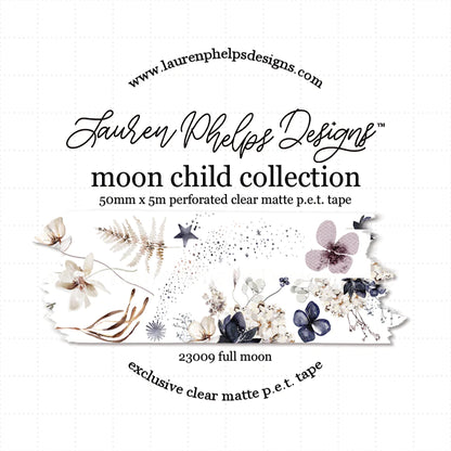 Moon Child Full Moon Perforated Satin P.E.T. Tape 50mm