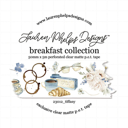 Breakfast Perforated Satin P.E.T. Tape 50mm