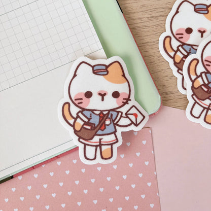 Cherry's Postal Service Sticker - Cat