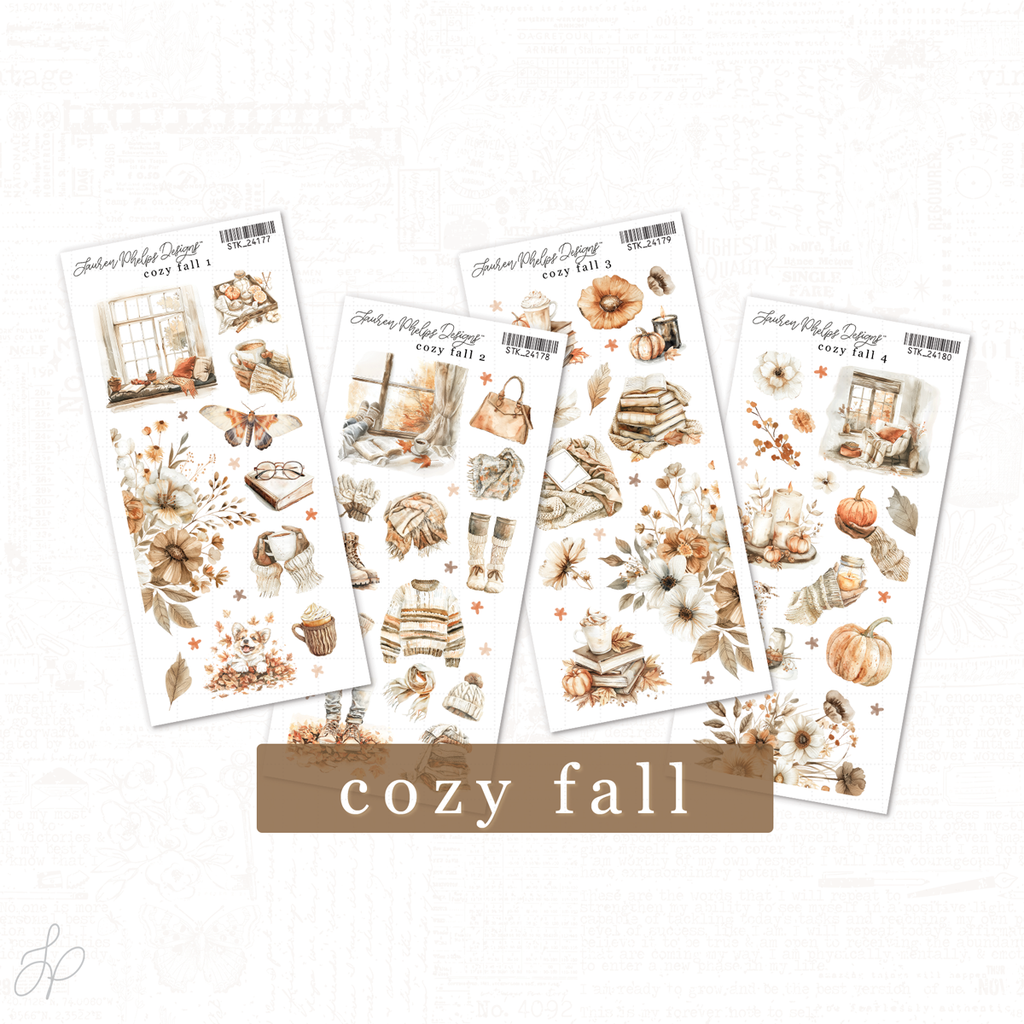 Cozy Fall Collection Sticker Sheets