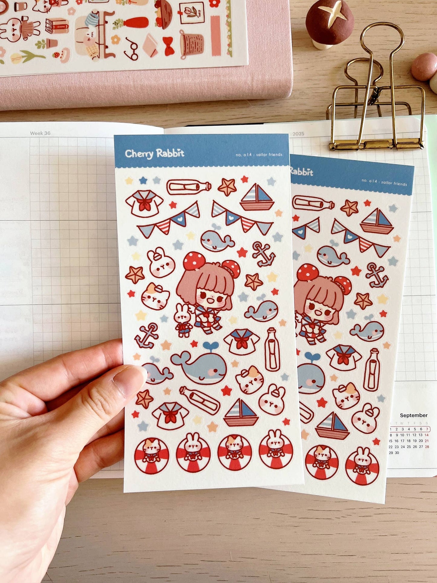 Sailor Friends Sticker Sheet