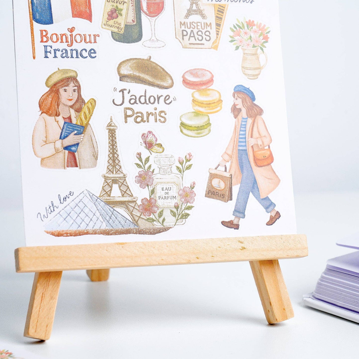 Bonjour de France - Sticker Sheet