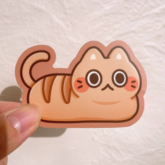 Loaf Cat Vinyl Sticker