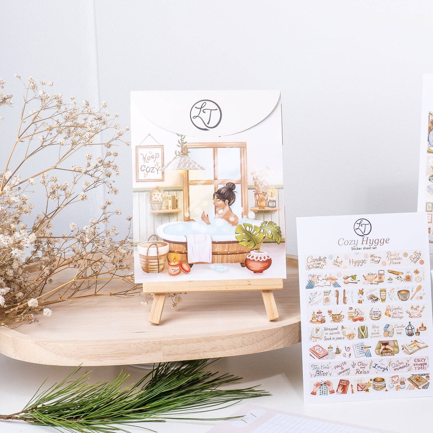 Cozy Hygge - Sticker Sheet Set of 5