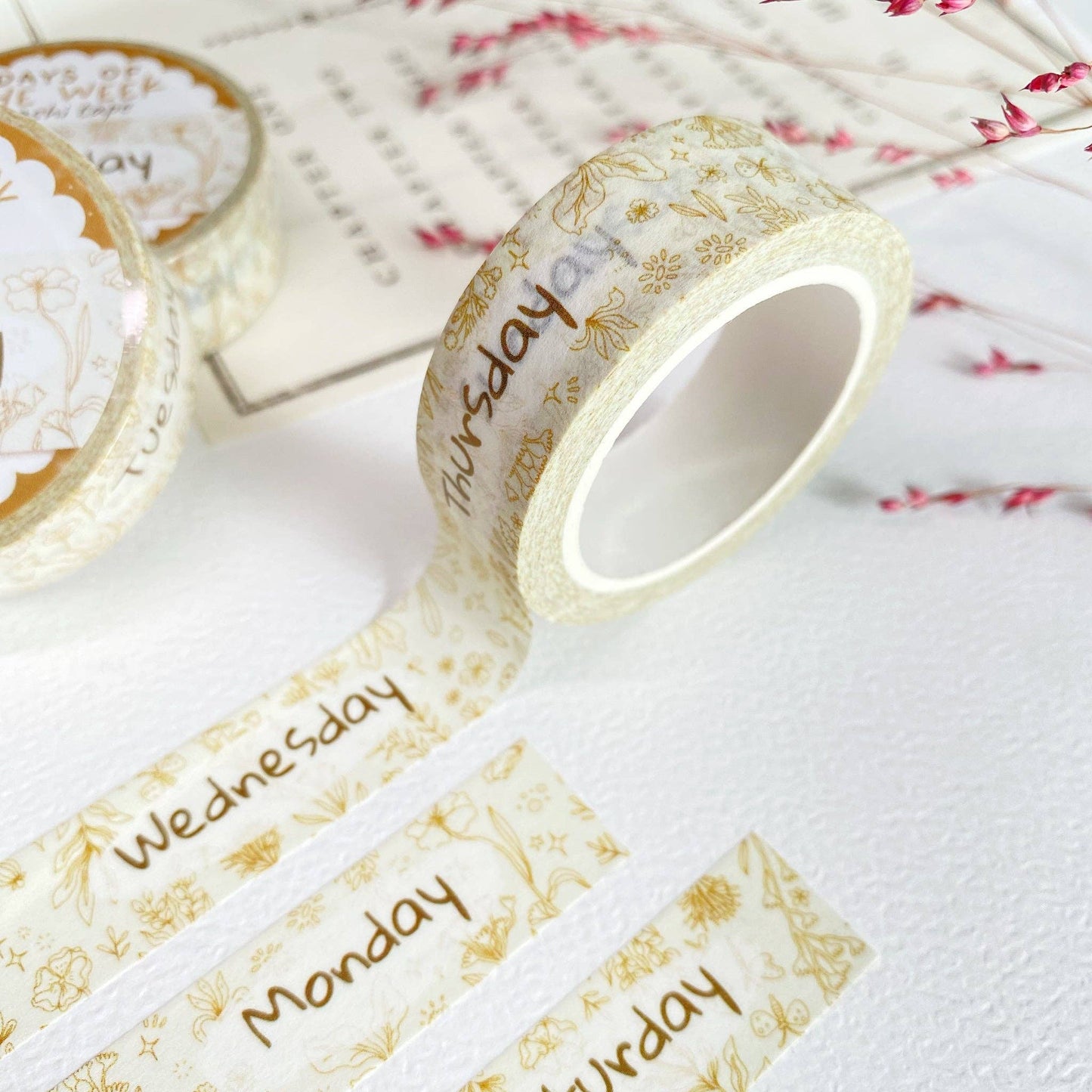 Days Of The Week - Washi Tape