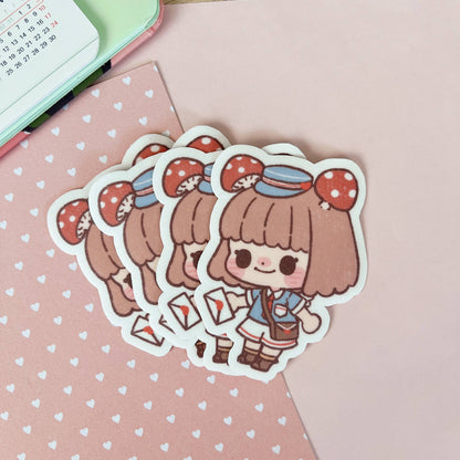 Cherry's Postal Service Sticker - Mushroom Girl