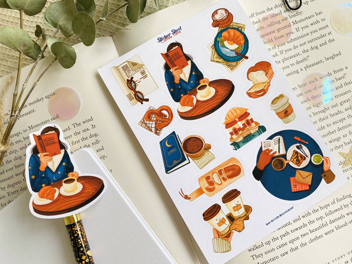 Coffee Time - Sticker Sheet
