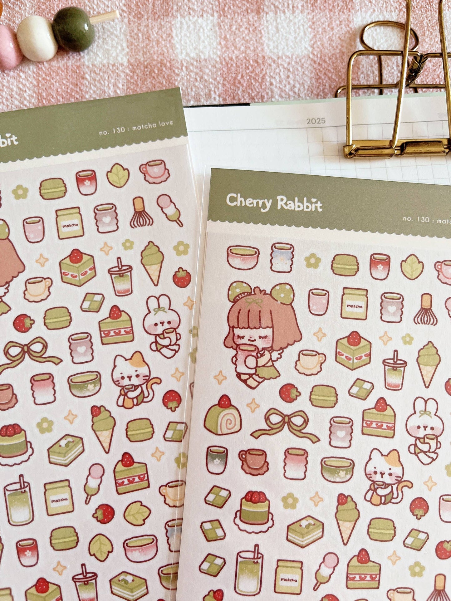 Matcha Love Sticker Sheet