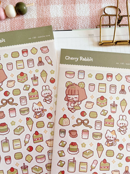 Matcha Love Sticker Sheet