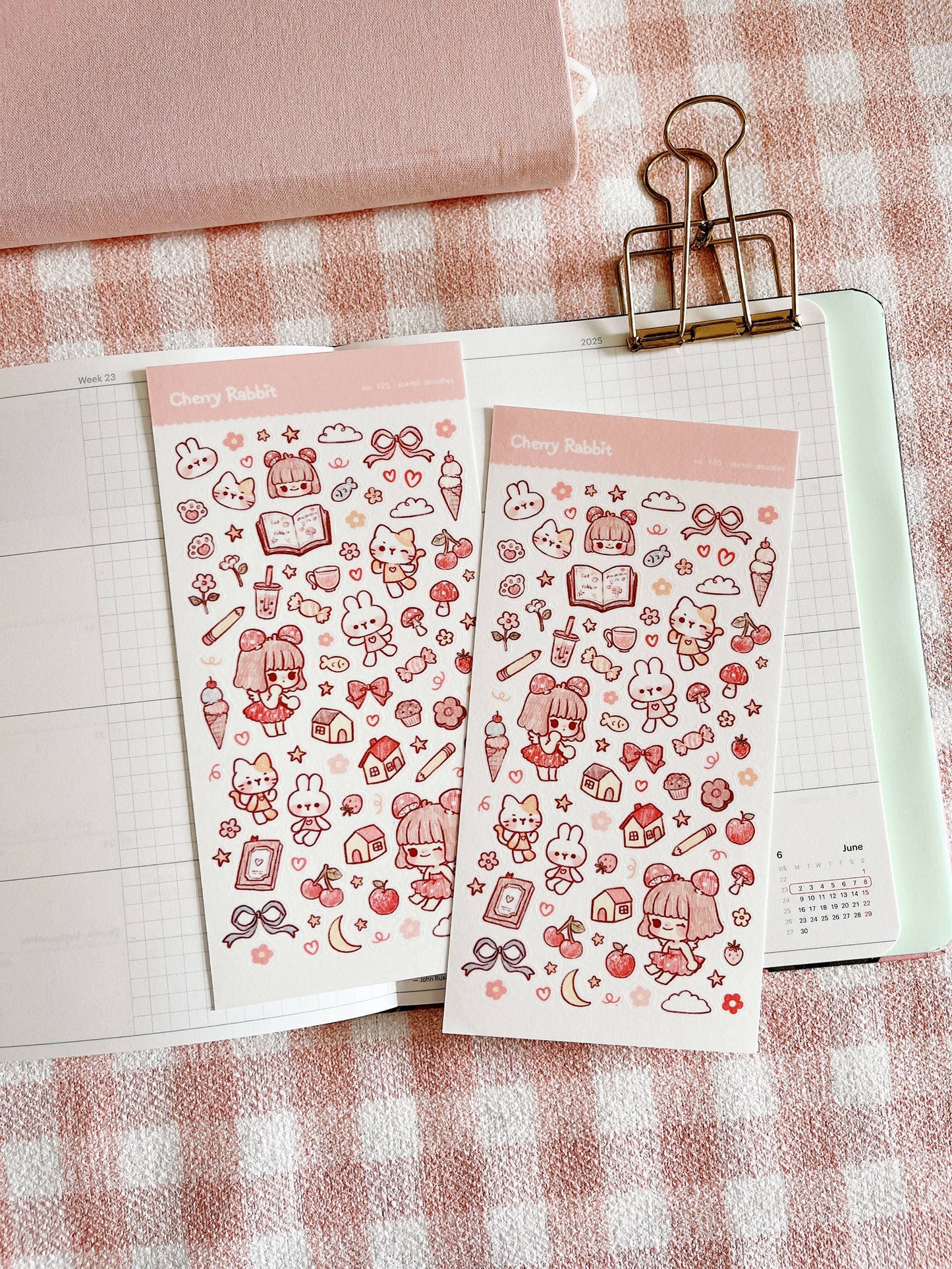 Sketch Doodles Sticker Sheet