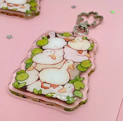 Pile of Ducks Charm