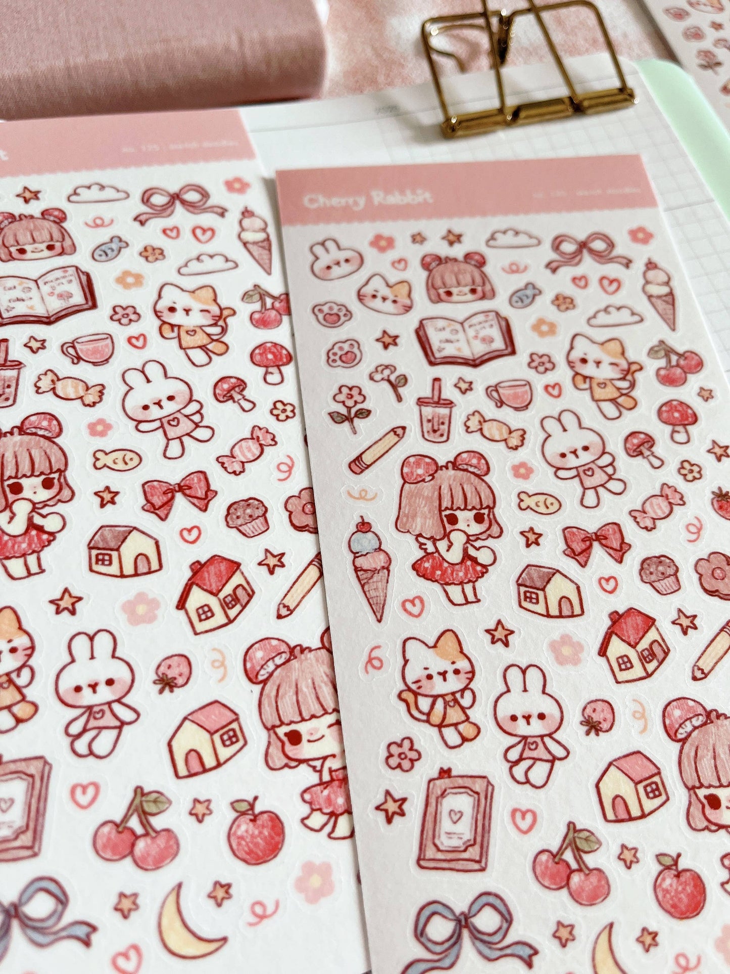 Sketch Doodles Sticker Sheet