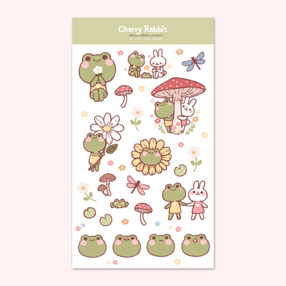 Frog Friends Sticker Sheet