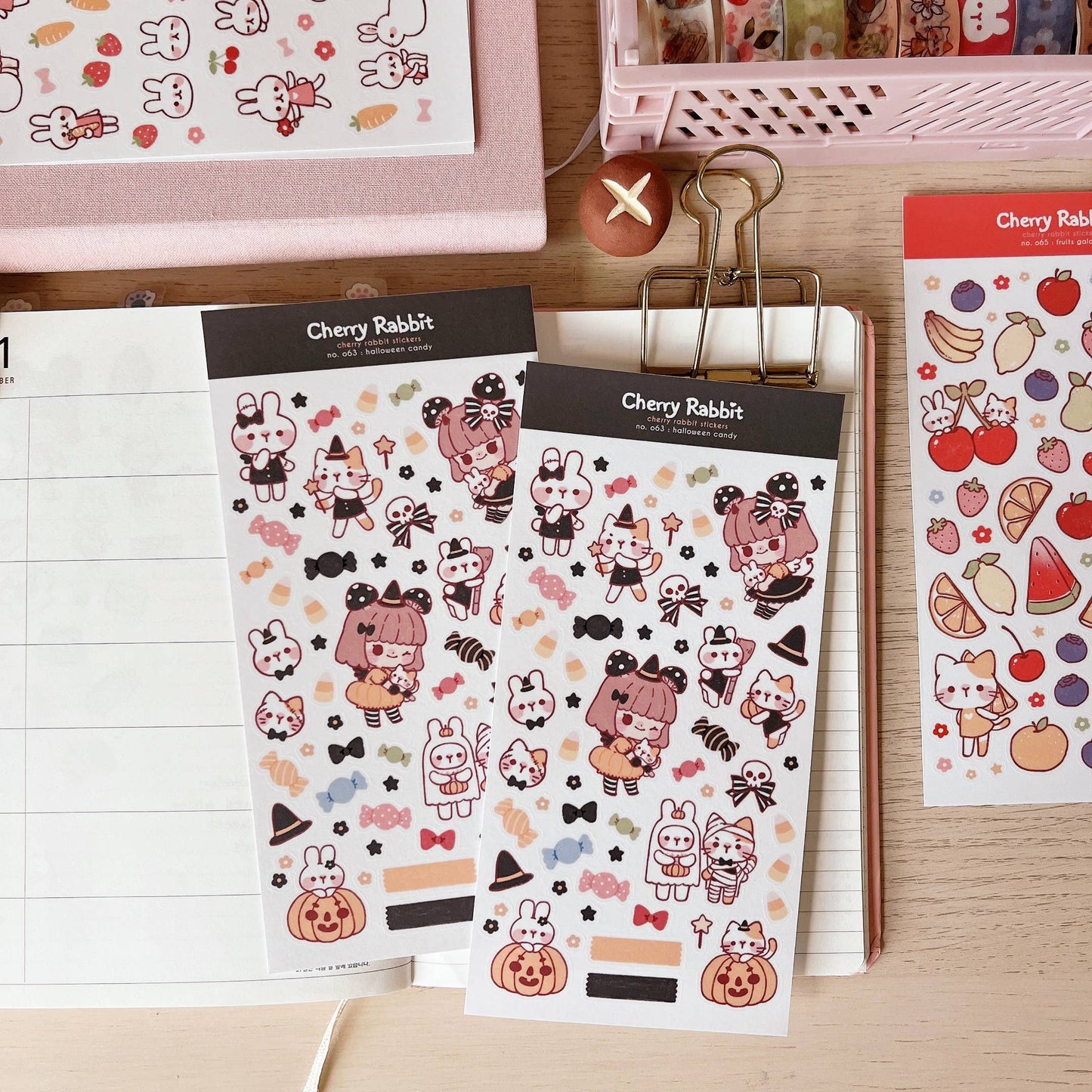 Halloween Candy Sticker Sheet