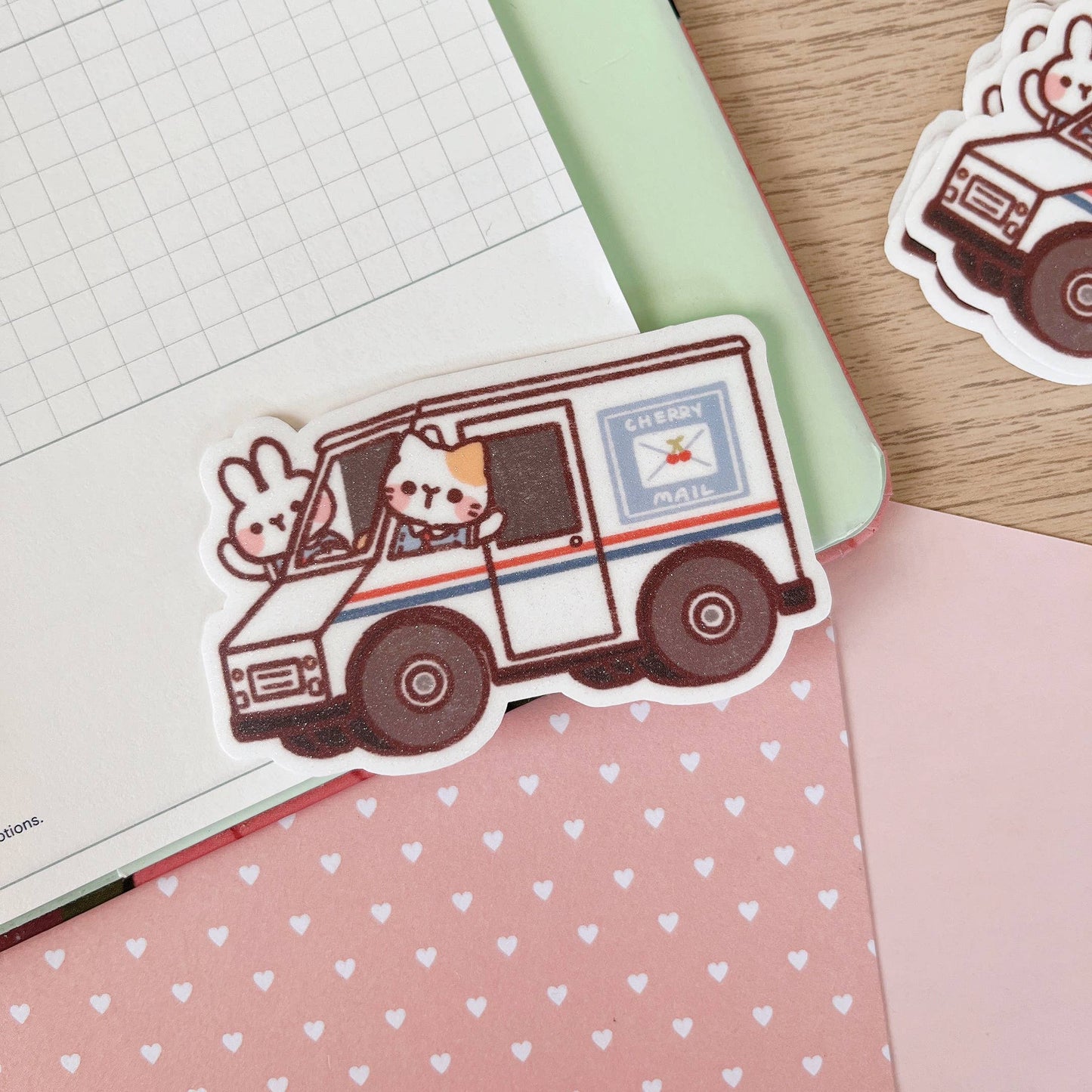 Cherry's Postal Service Sticker - Van