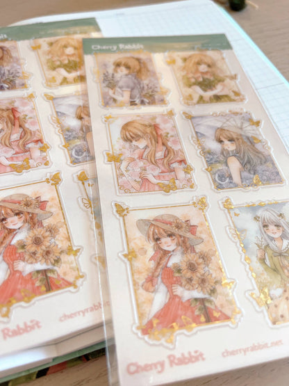 Flower Series (ver. 2) Sticker Sheet