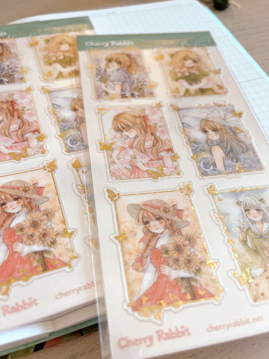 Flower Series (ver. 2) Sticker Sheet