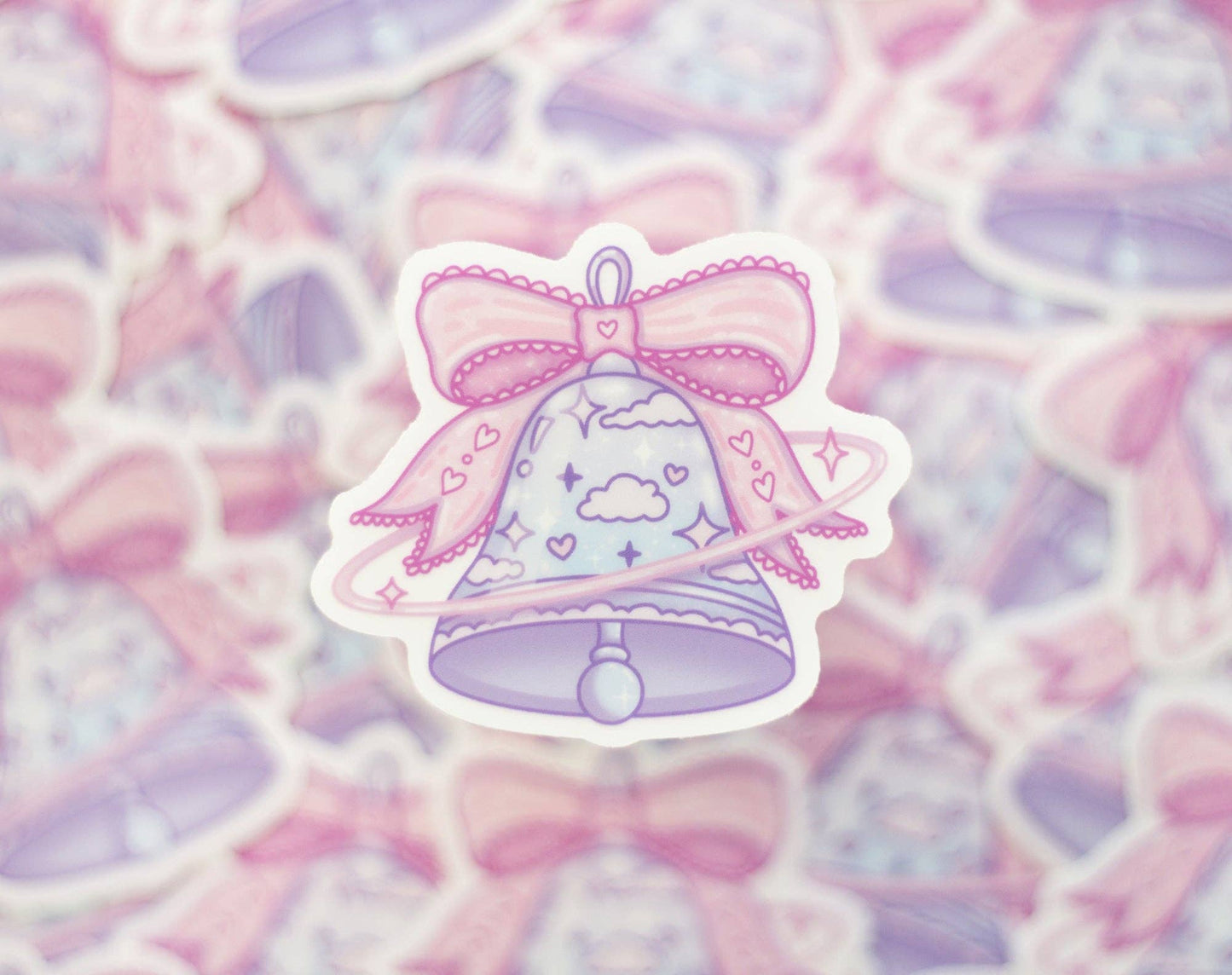 Coquette Bell Clear Sticker