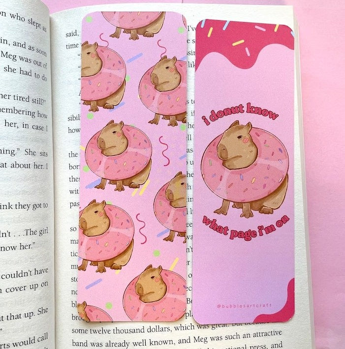 Capybara Bookmark