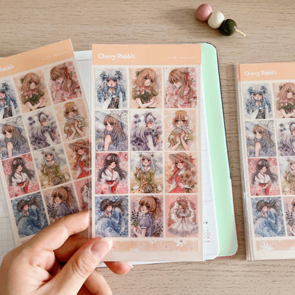 Flower Series Sticker Sheet