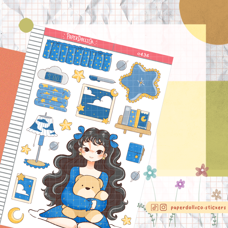 Azul | Midnight Dreamcatcher | C436 Sticker Sheet