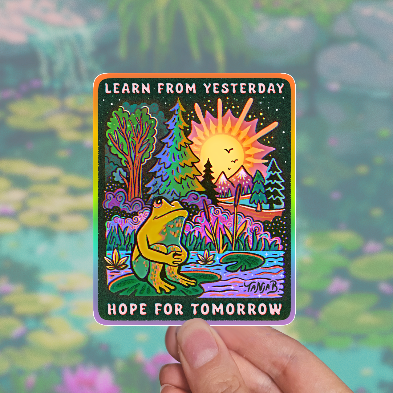 Hope for Tomorrow - Large Waterproof Sticker