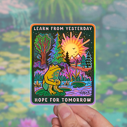 Hope for Tomorrow - Large Waterproof Sticker