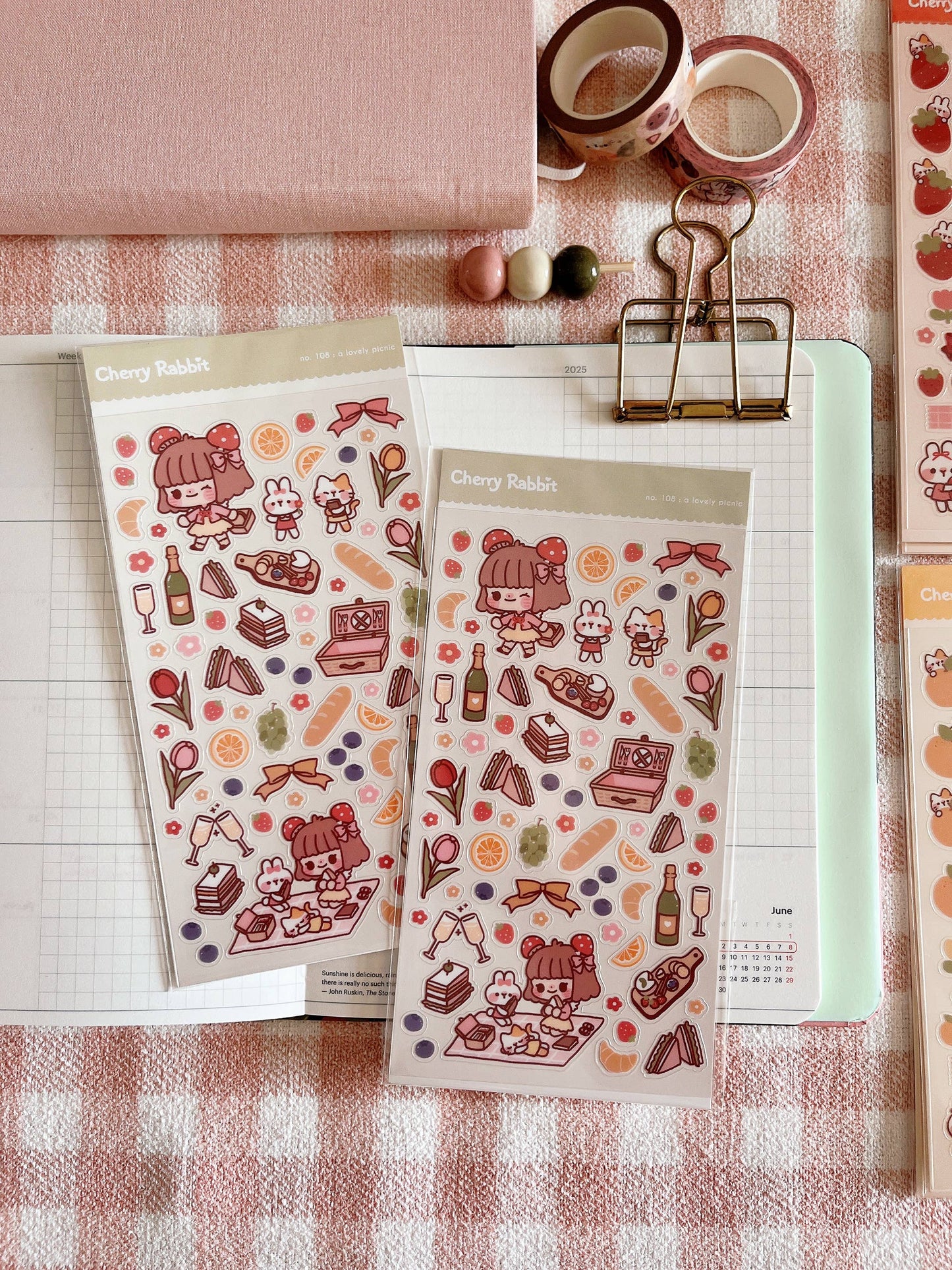 Lovely Picnic Sticker Sheet